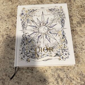 Dior White and Gold Artistic Journal